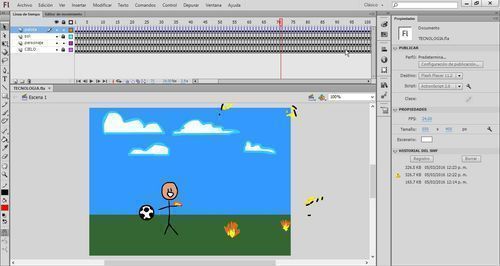 Animación en Flash